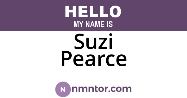 Suzi Pearce