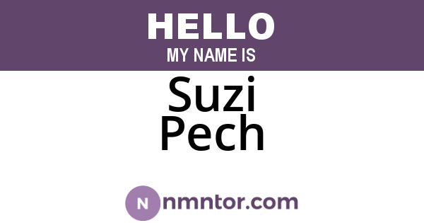 Suzi Pech
