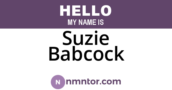 Suzie Babcock