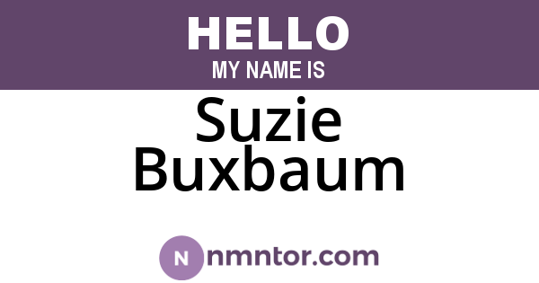 Suzie Buxbaum