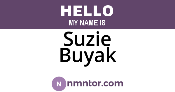 Suzie Buyak