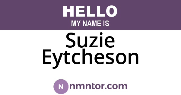 Suzie Eytcheson
