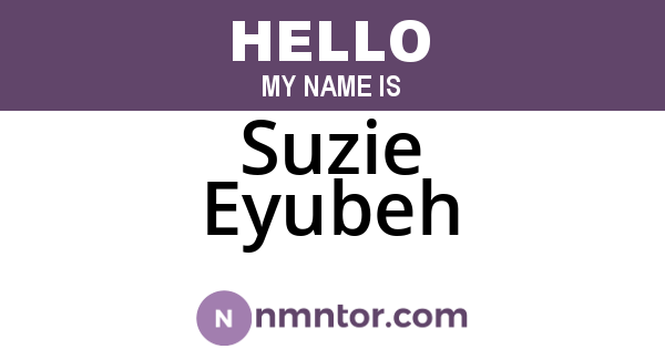 Suzie Eyubeh