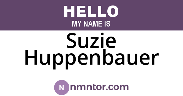 Suzie Huppenbauer