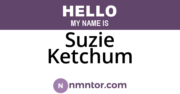 Suzie Ketchum