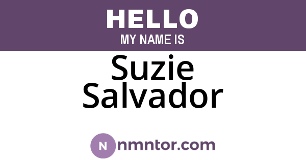 Suzie Salvador
