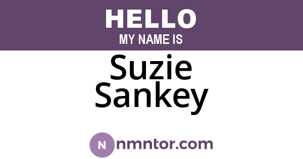 Suzie Sankey