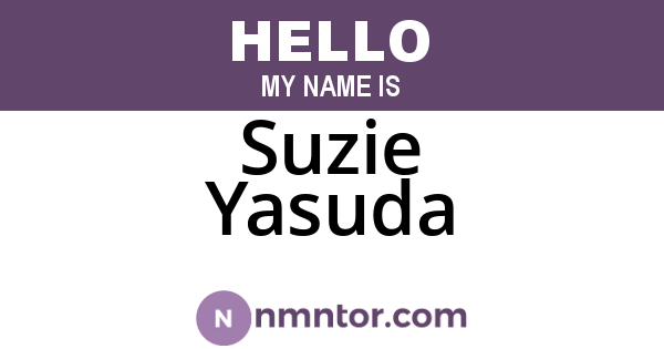 Suzie Yasuda