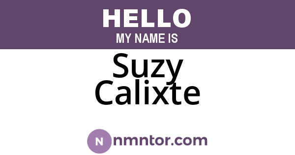 Suzy Calixte
