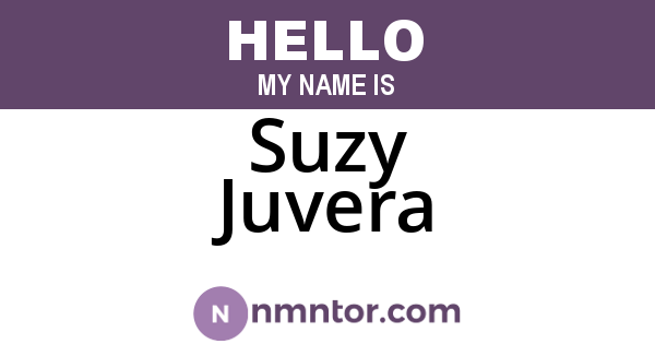 Suzy Juvera
