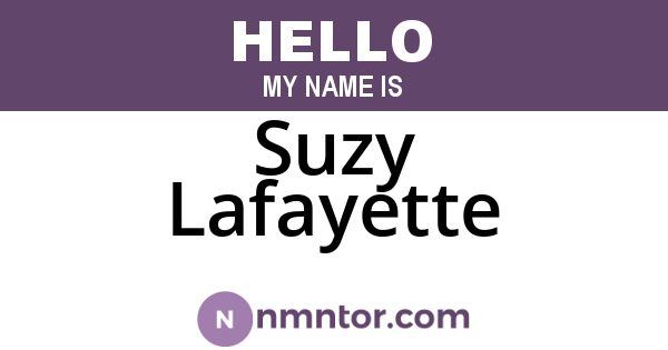 Suzy Lafayette