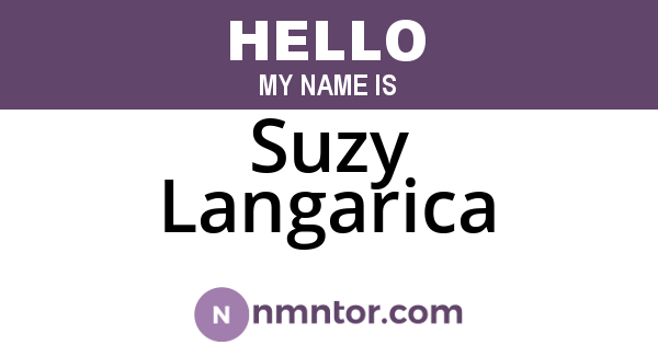 Suzy Langarica