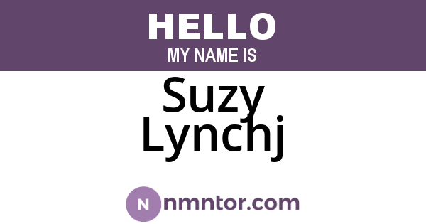 Suzy Lynchj