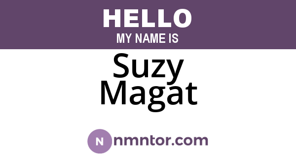 Suzy Magat