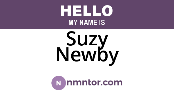 Suzy Newby