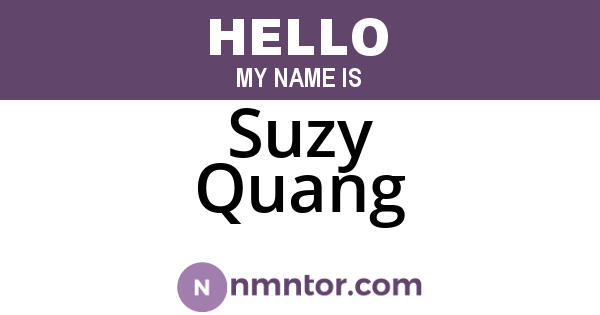 Suzy Quang