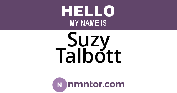 Suzy Talbott