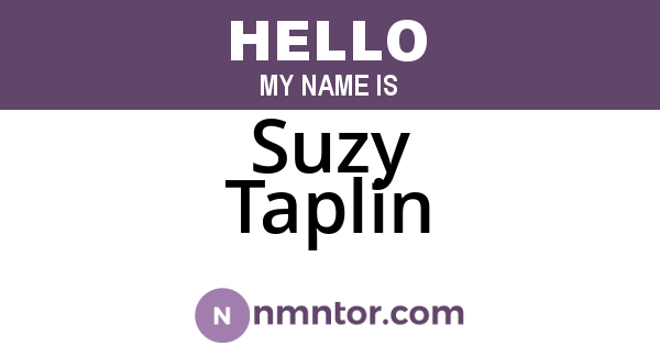 Suzy Taplin