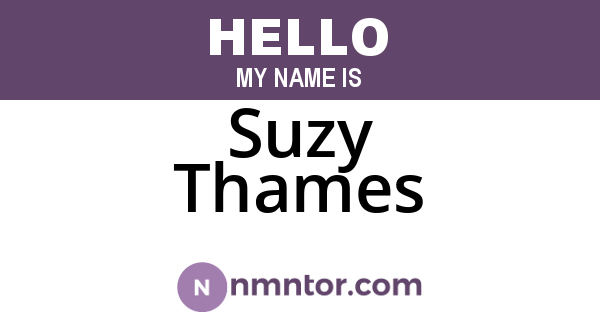 Suzy Thames
