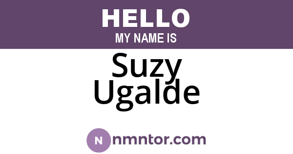 Suzy Ugalde