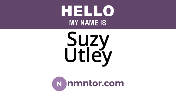 Suzy Utley