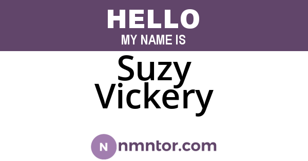 Suzy Vickery