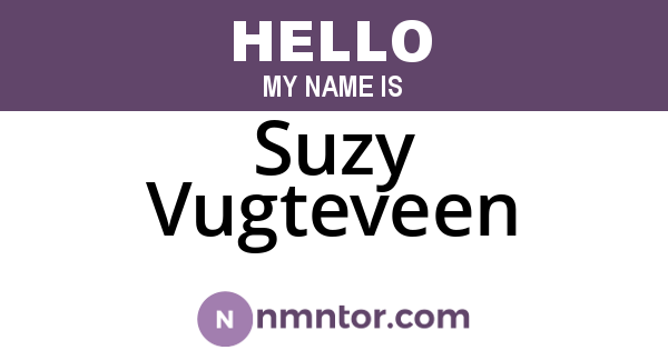 Suzy Vugteveen