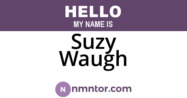 Suzy Waugh