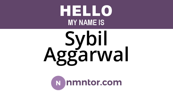 Sybil Aggarwal