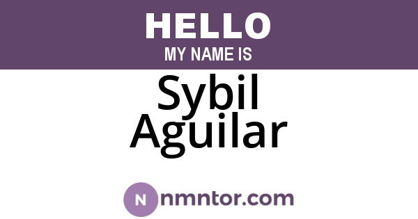 Sybil Aguilar