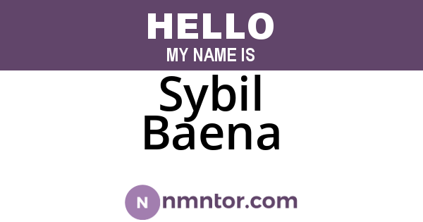 Sybil Baena