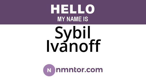 Sybil Ivanoff