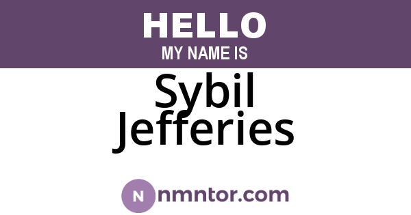 Sybil Jefferies