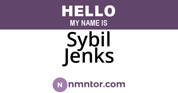 Sybil Jenks