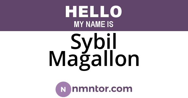 Sybil Magallon