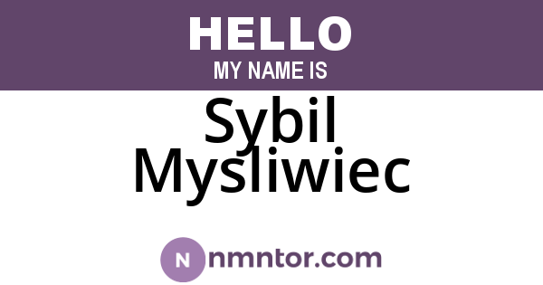 Sybil Mysliwiec