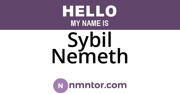 Sybil Nemeth