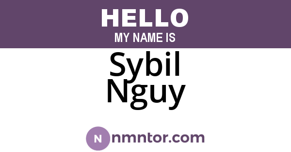 Sybil Nguy