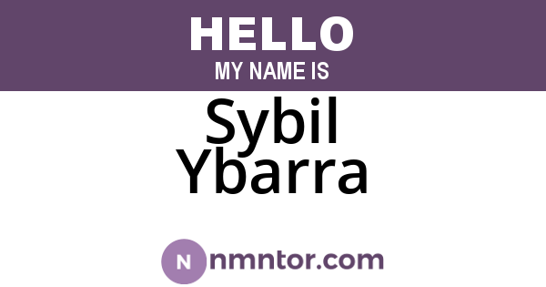 Sybil Ybarra