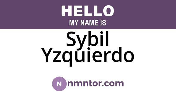 Sybil Yzquierdo