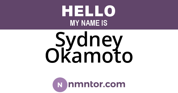 Sydney Okamoto