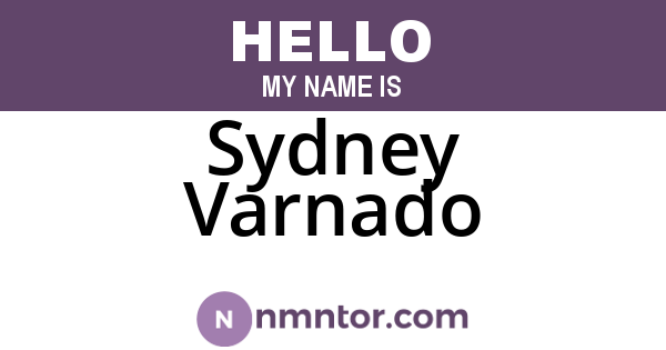 Sydney Varnado