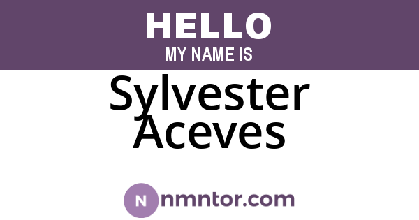 Sylvester Aceves