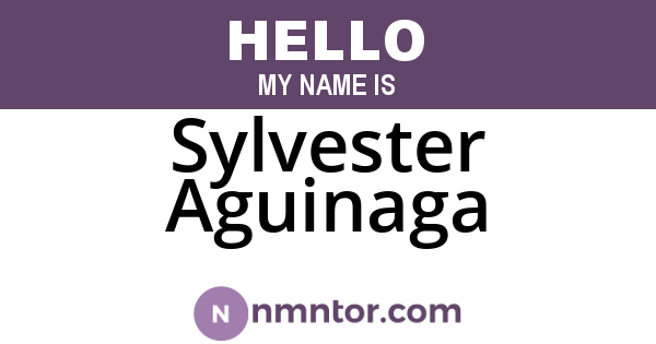 Sylvester Aguinaga