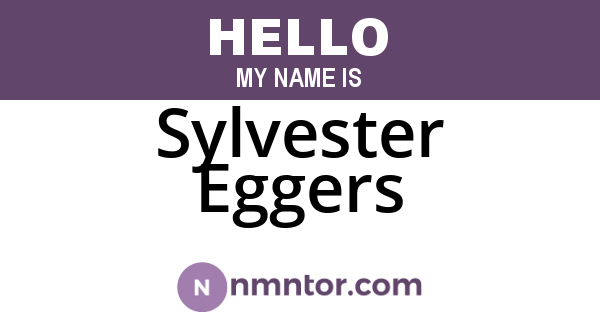 Sylvester Eggers