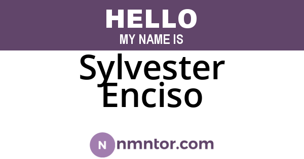 Sylvester Enciso