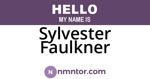 Sylvester Faulkner