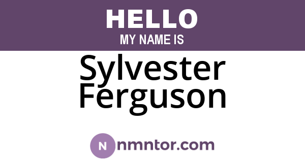 Sylvester Ferguson