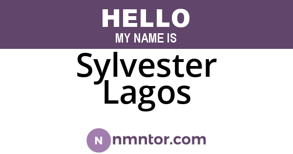 Sylvester Lagos