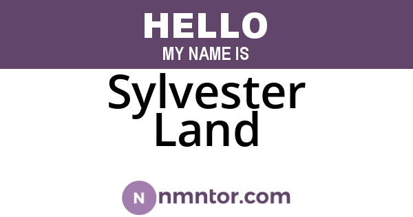 Sylvester Land